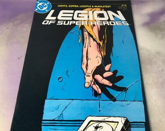 Vintage DC Comics Legion of Super Heroes #4 -  Rare  Vintage 80's  DC Comic Book