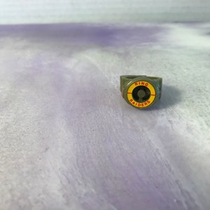 Vintage Ring Raiders Mini Flugzeug Ring - RING NUR Winziges Spielzeug Flugzeug Accessoire Rare Ring Raiders Nostalgie