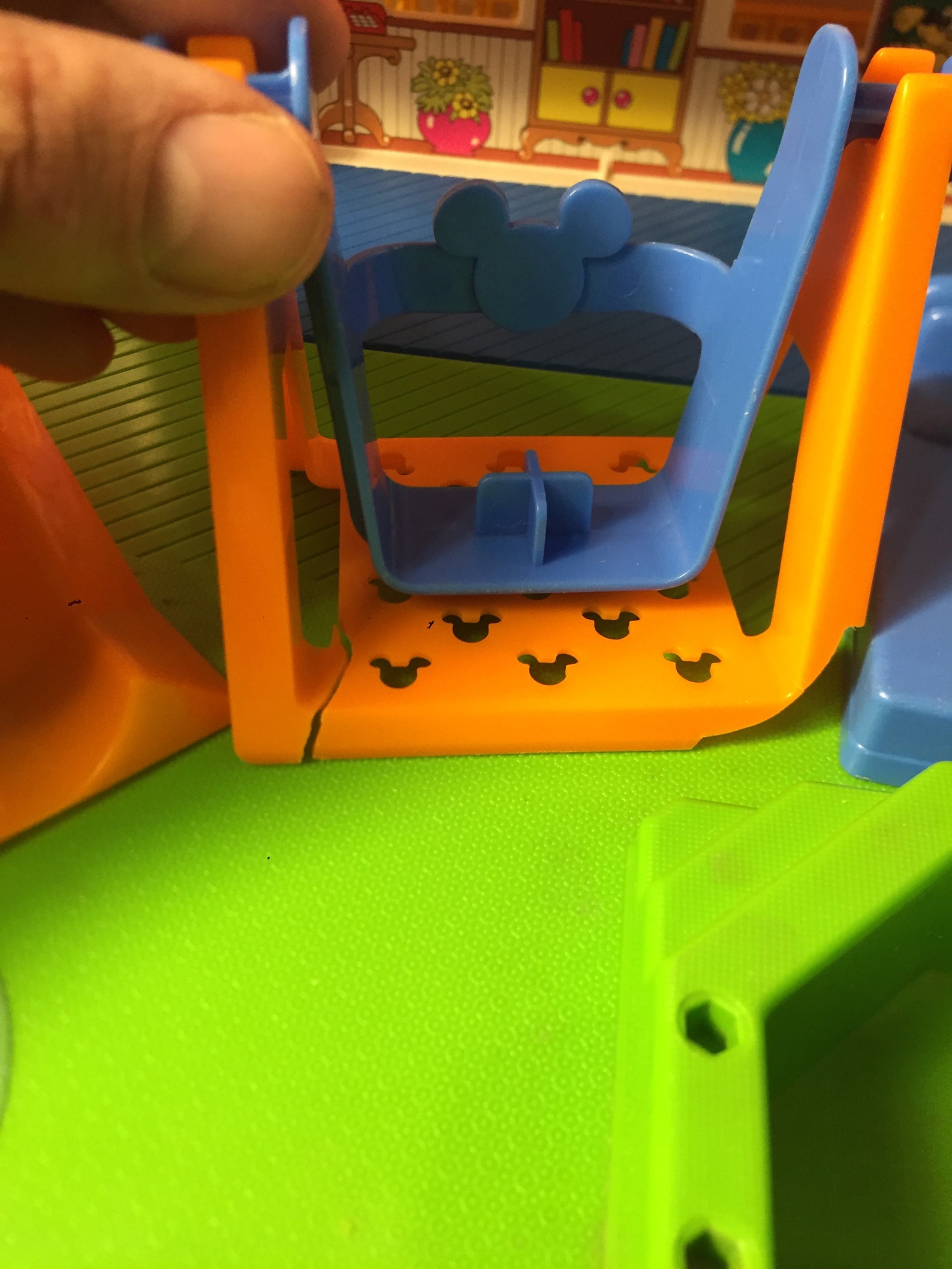 Vintage Mickey Town Disney Playset House W/ Accessories Mattel Etsy