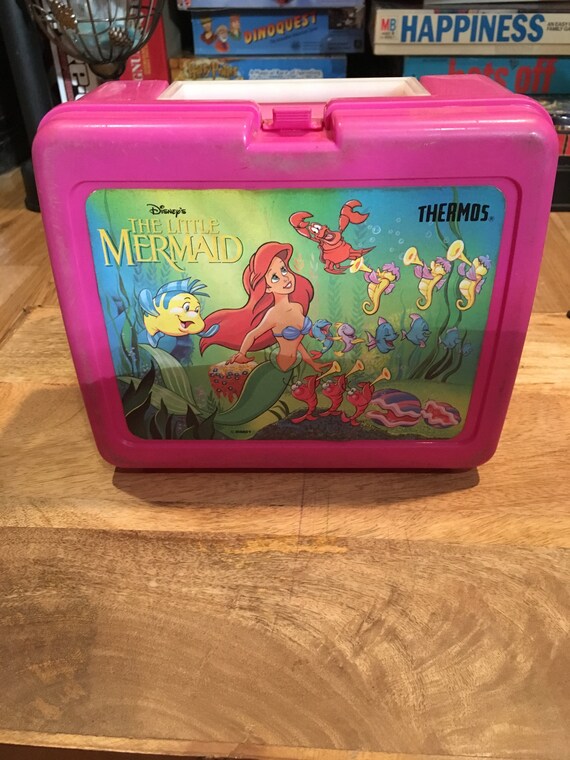 vintage little mermaid lunch box