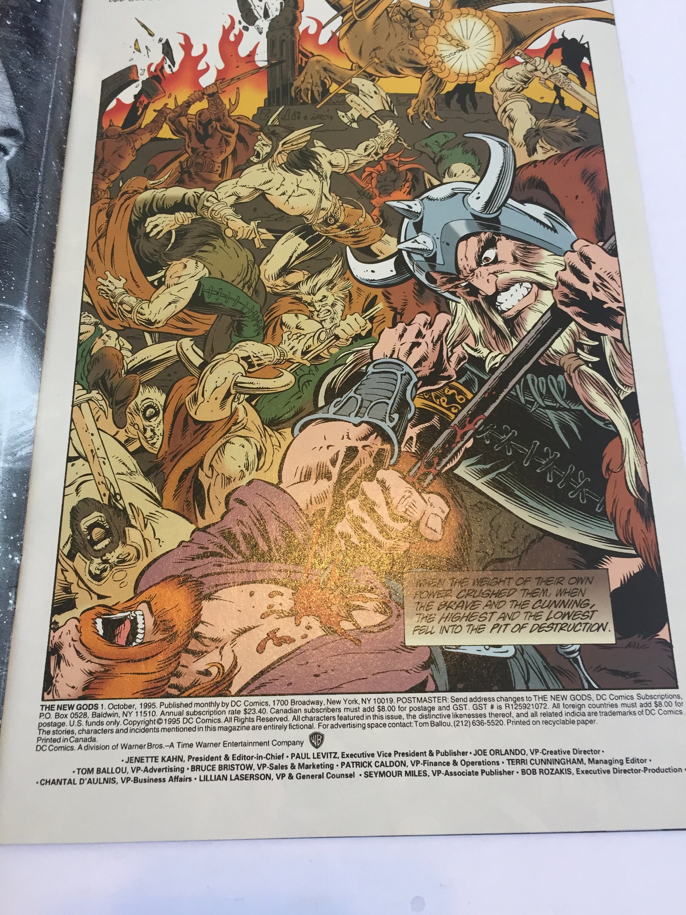 Vintage DC Comics - New Gods #1 - First Issue - Rare Vintage Comic ...