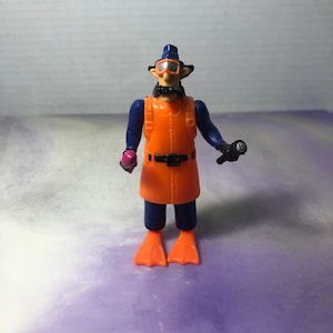 Vintage 1991 Under Water Scuba Go Inspector Gadget Gizmos 3.5&quot; Action Figure Burger King