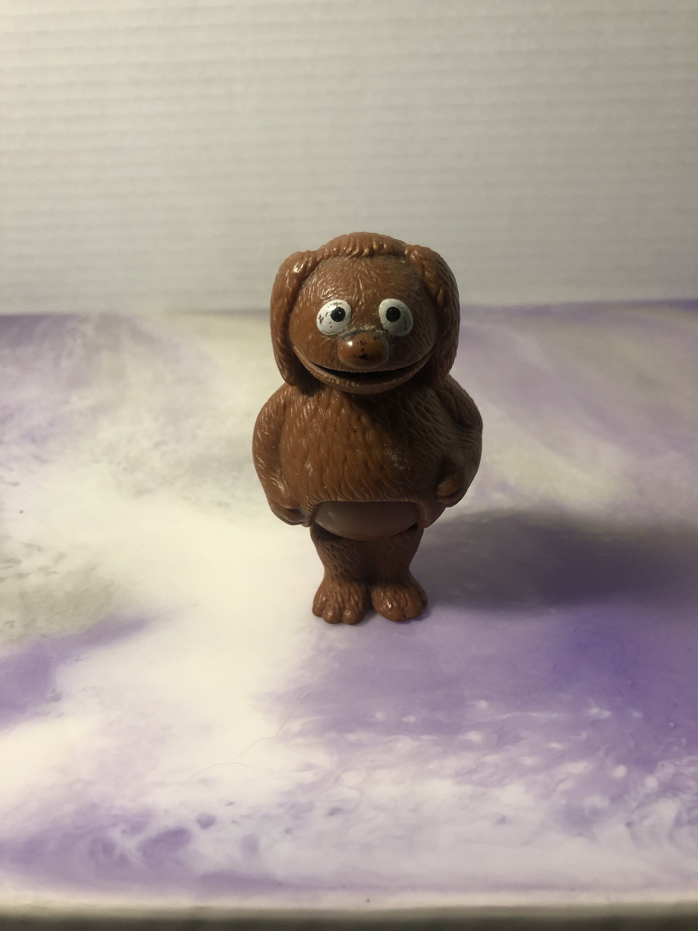 Vintage 1977 Sesame Street Productions Rowlf Figure - Bends at Waist - Vintage Sesame Street Nostalgia