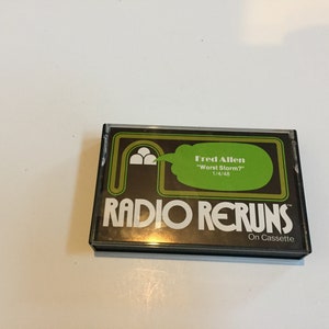 Radio Reruns Vintage Radio Reruns Cassette Tape # 114 - Fred Allen (worst Storm ...