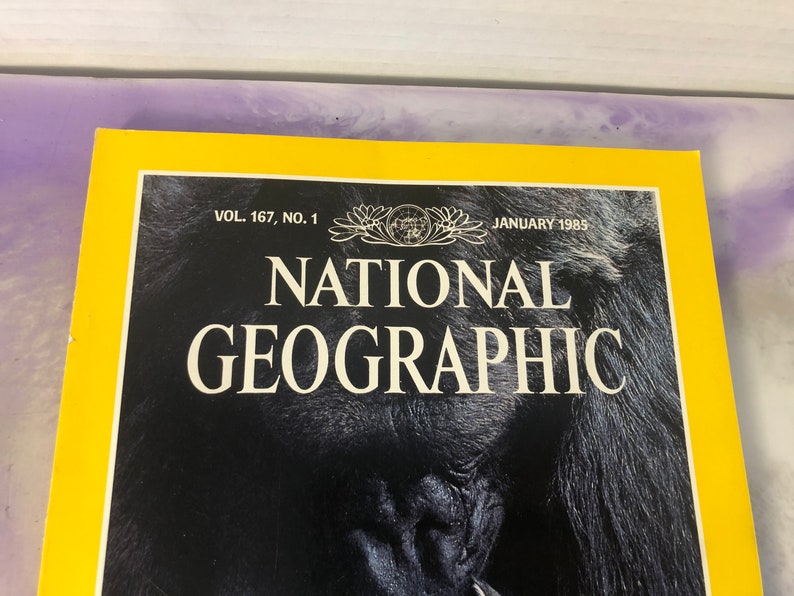 Vintage National Geographic Magazine Volume 167 No 1 January - Etsy Sweden