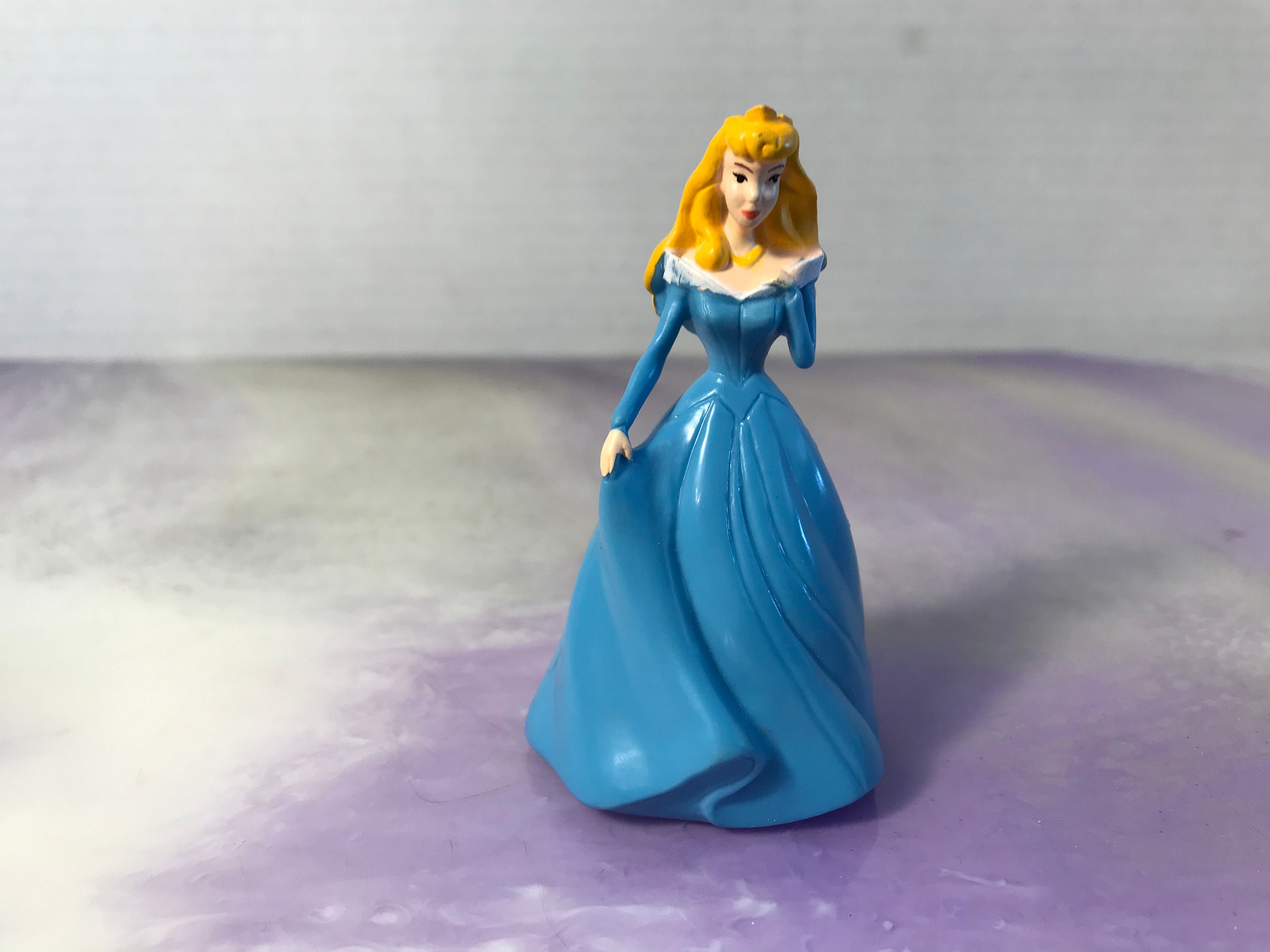 ヴィンテージ ディズニー 眠れる森の美女 - PVC - オーロラ - ブルー