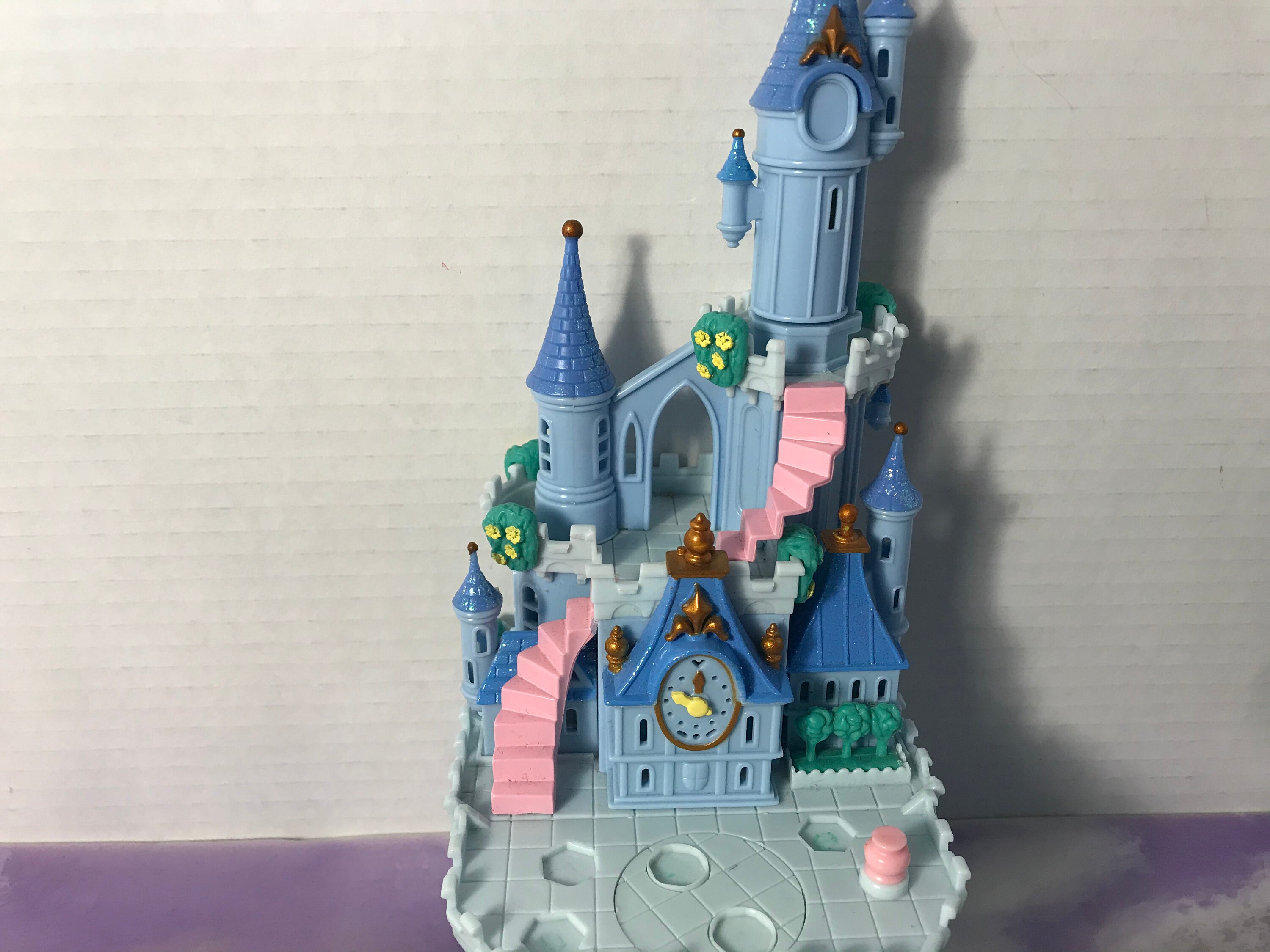 Vintage Polly Pocket Disney Bluebird 1995 Cinderella Wedding Palace  /enchanted Wedding Pieces Carriage Gazebo Set Horses and Figurines 