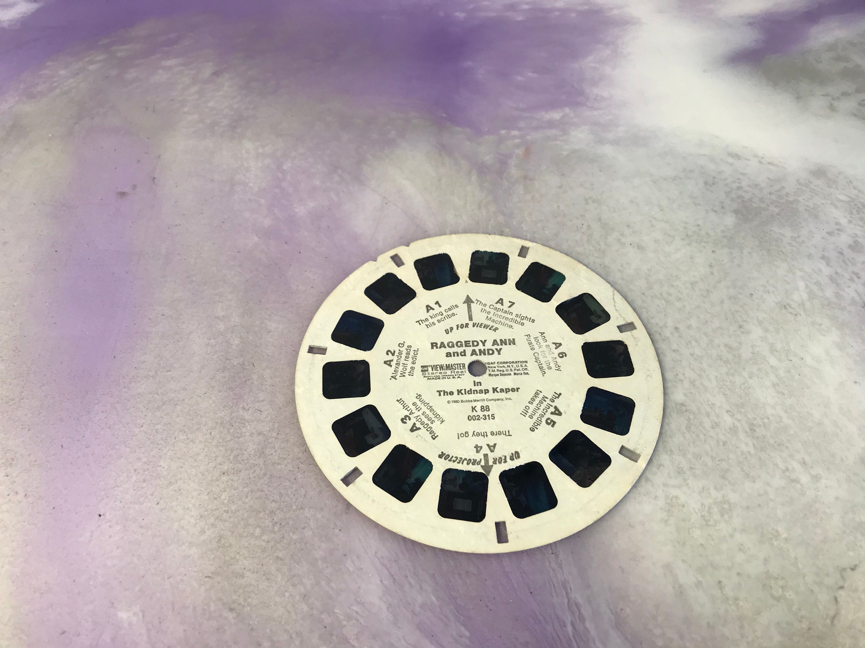 Carretes ViewMaster antiguos de Sawyer's ViewMaster - Raggedy Ann y Andy -  Impresionante nostalgia por el ViewMaster - Etsy México, image size:3000x2250