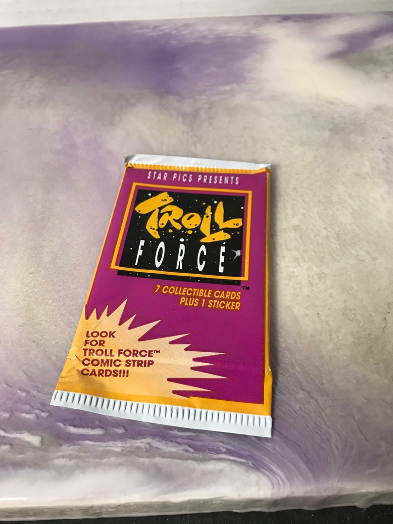 Vintage 1990's Troll Force Cartoon TV Show 1992 Trading - Etsy