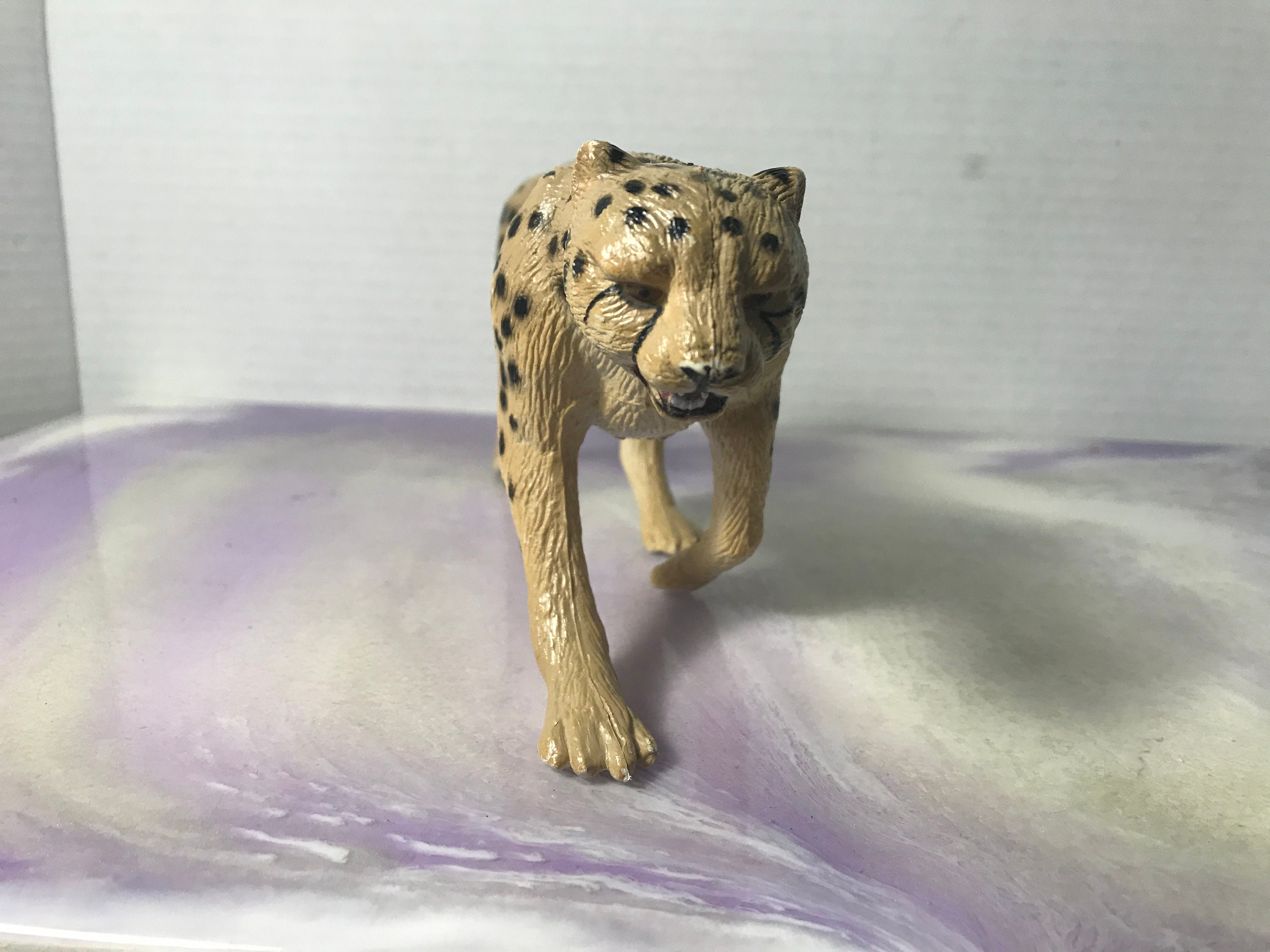 ジ*ー様 タブラ　ジャンク品　1980年製 Vintage Animal Toy AAA Toys Rubber Cheetah - Rare Vintage