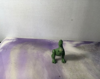 Vintage Disney Pixar Toy Story - Figurka z PVC - REX Dinosaur - Rzadka figurka na tort Toy Story z lat 90.