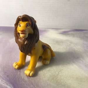 Vintage Lion King Figure Adult Simba Sitting Applause PVC Figure Cake Topper! Disney Lion King Figure!