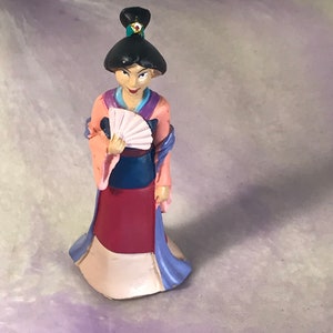 Vintage Disney MULAN Figure PVC Cake Topper Rare Vintage Toy! Fun Vintage Toy!