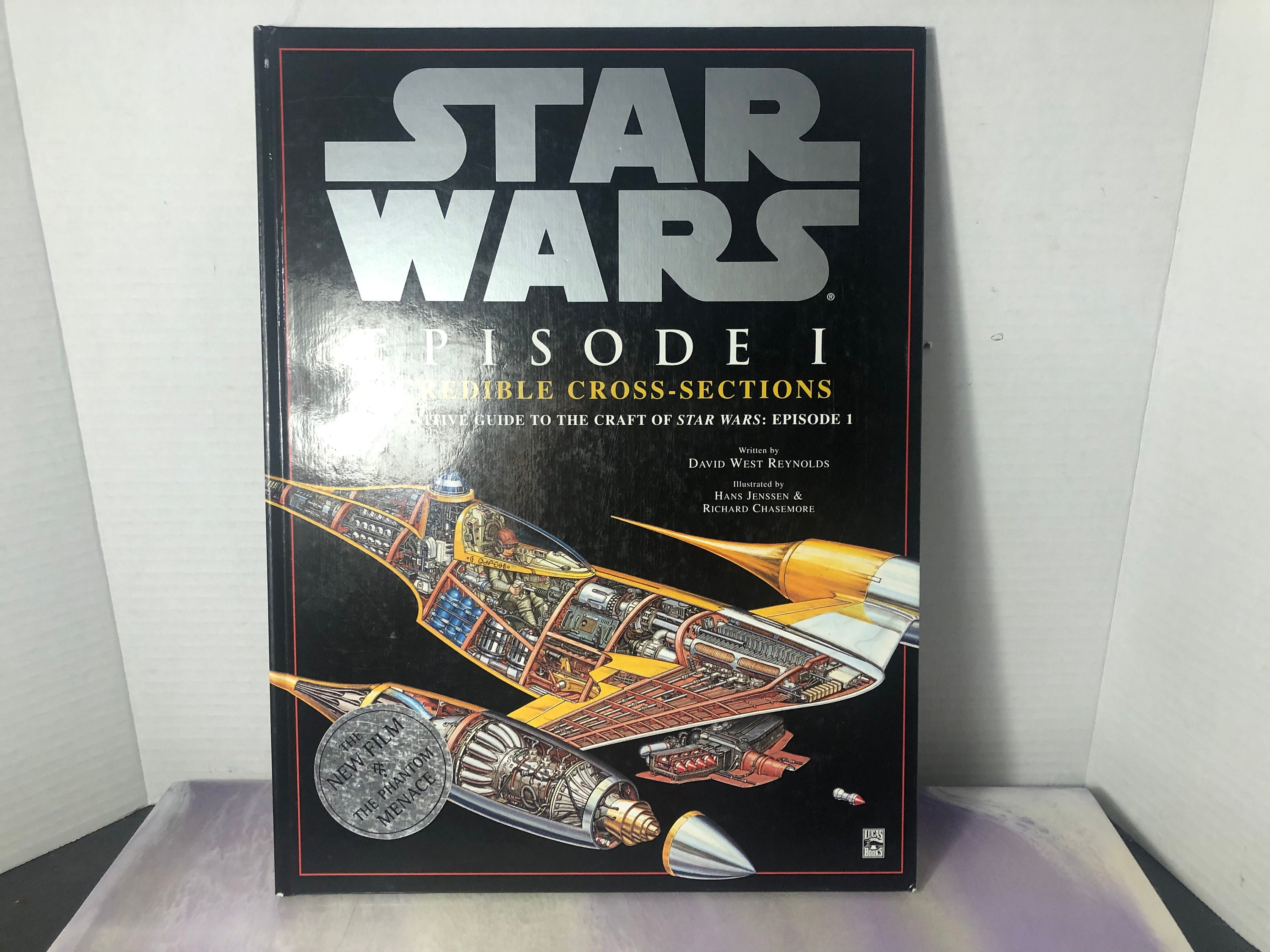 Vintage Star Wars Episode 1 Incredible Cross Sections Book