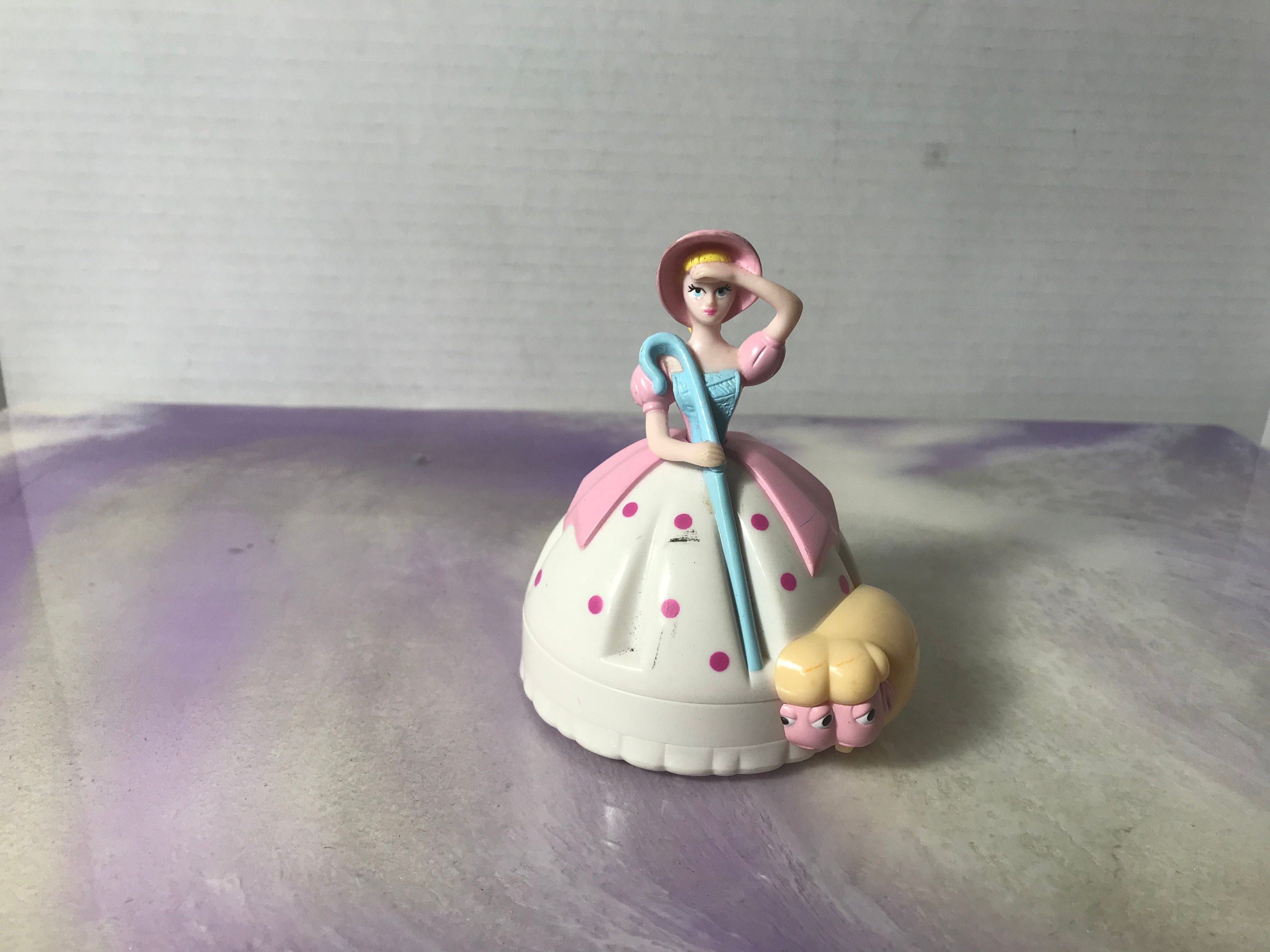 Vintage Disney Pixar Toy Story Happy Meal Toy Bo Peep Rolling