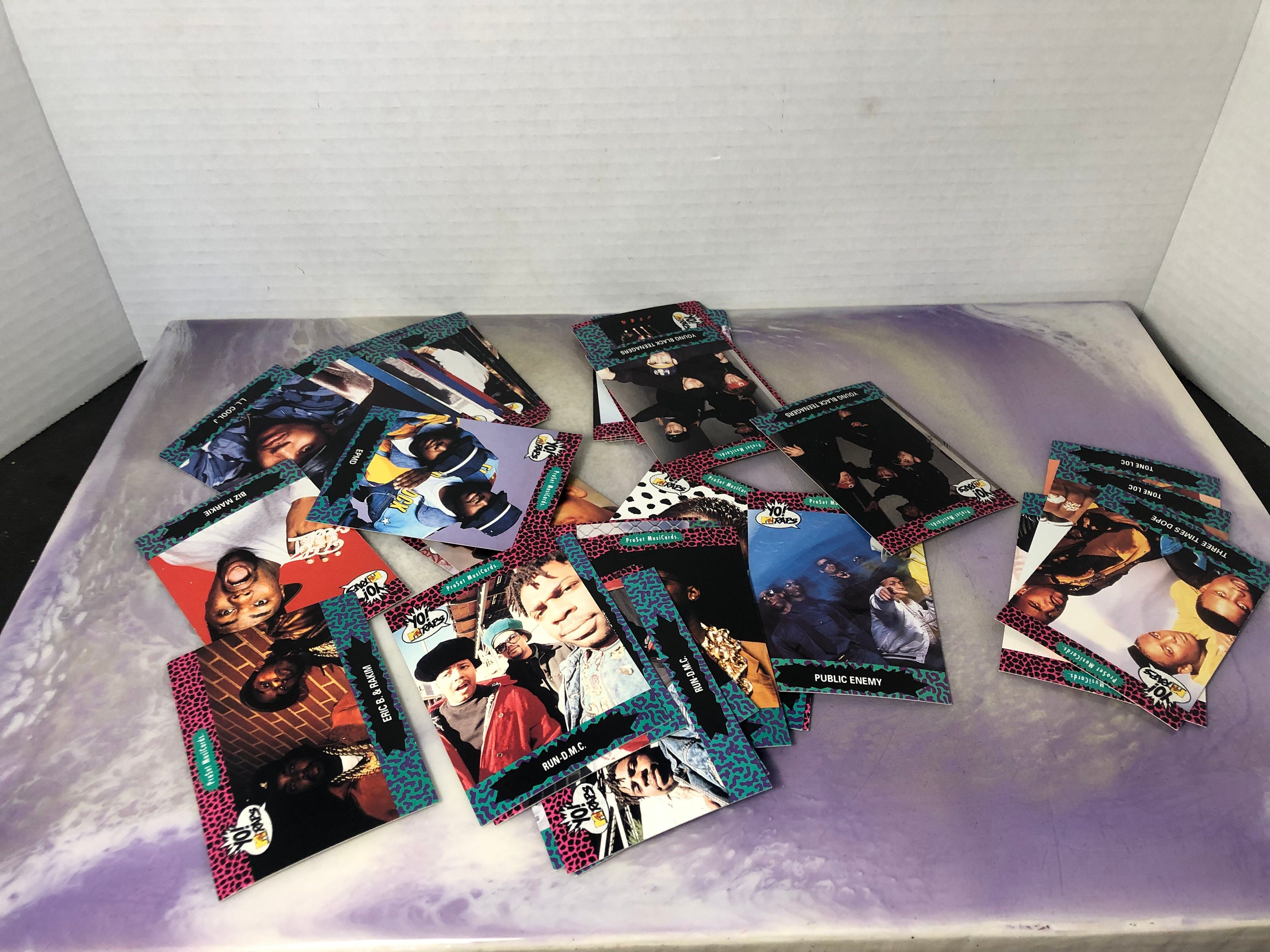 Vintage Yo MTV Raps Trading Cards 1990's Lot of 30+cards - Rare