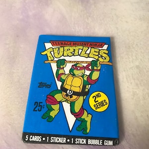 Vintage - GLOEDNIEUW - 1990 TMNT Series 2 - Teenage Mutant Ninja Turtles Trading Cards Pack - Awesome 80s / 90s Nostalgia!