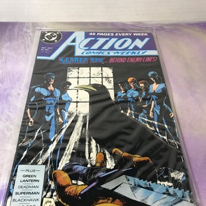 Vintage DC Comics Action Comics Weekly  #607 (1980's)  Rare Vintage Comic Book - Retro Nostalgia