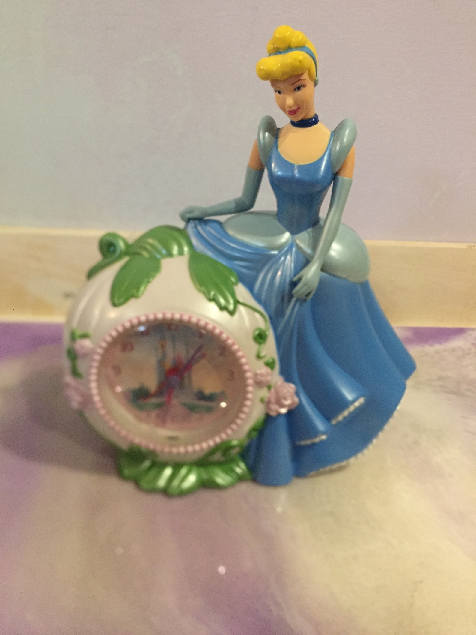 Vintage Disney Cinderella Coin Bank Piggy Bank Clock Vinyl Etsy