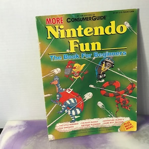 Vintage MORE Nintendo Fun - The Book for Beginners - Consumer Guide - 1990 - Awesome Vintage 90&#39;s NES Nintendo Fun