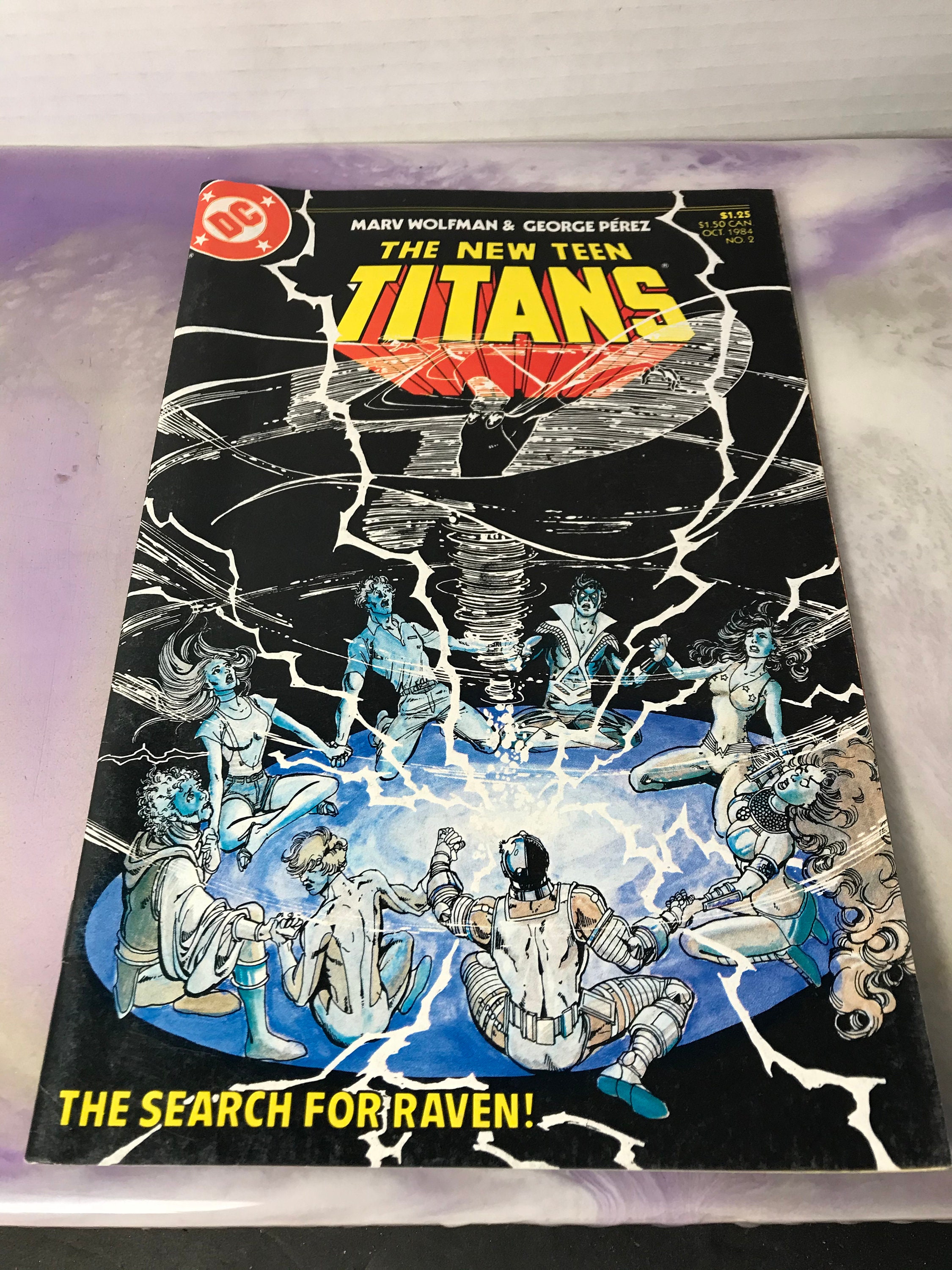 Vintage DC Comics The New Titans #2 -  Rare  Vintage 80's  DC Comic Book