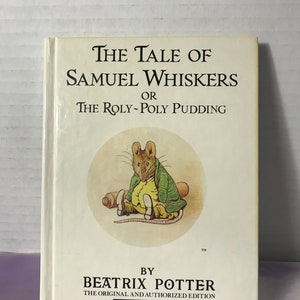 Vintage The Tale of Samuel Whiskers - By Beatrix Potter - Children&#39;s Story Hardcover Book - Vintage Peter Rabbit Nostalgia