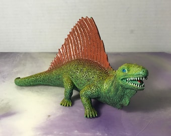 ヴィンテージ 1980年代 メトリアカントサウルス - (緑と赤) - 中国製
