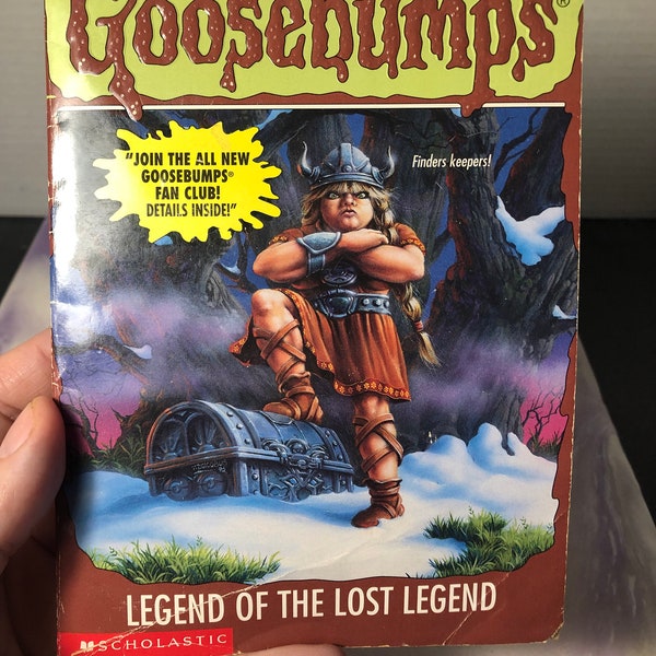 Vintage Legend of the Lost Legend (Goosebumps ) by R.L. Stine (Paperback book) - Vintage 90's Kids Novel -