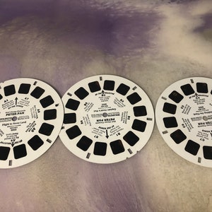 Vintage Sawyer's View-Master ViewMaster Reels - Peter Pan 3 Reel Set  - Awesome Viewmaster Nostalgia