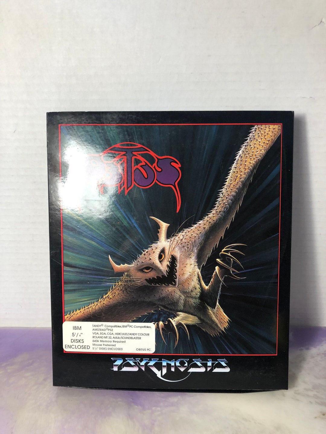 Vintage OBITUS PC Computer Game 3.5" Disks Psygnosis 1991 - Awesome ...