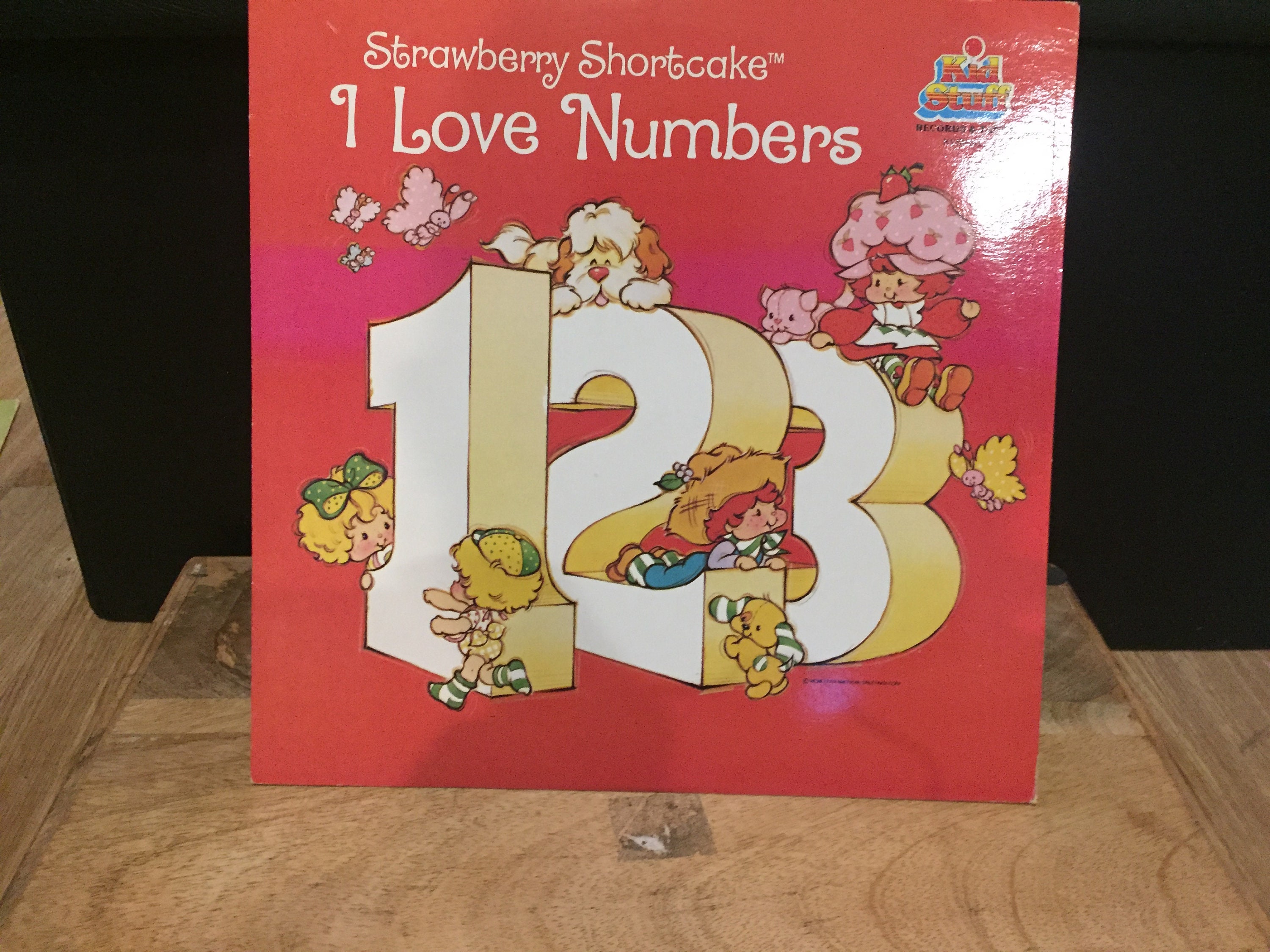Vintage Record Strawberry Shortcake I Love Numbers Rare Etsy