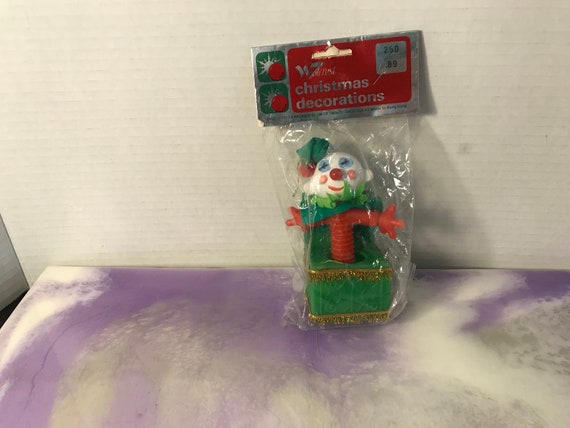 Vintage 1970's / 80's WOOLCREST Christmas Ornament - Etsy