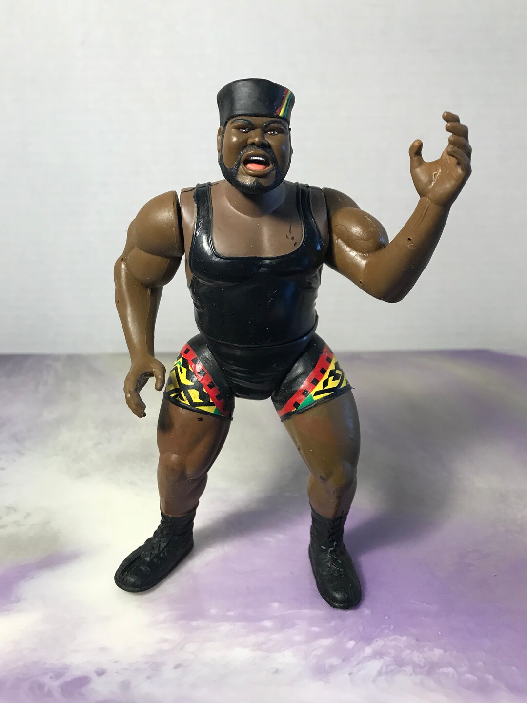 Vintage 90's WWE Loose - Nation of Domination Farooq Action