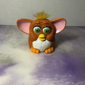 Vintage 90&#39;s Mcdonalds Orange Furby Toy - Rare Vintage Mcdonalds Furby Happy Meal Toy