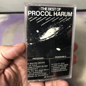 The Best of Procol Harum-  Cassette Tape Vintage Rock Album / Cassette Tape 80&#39;s Rock and Roll Music