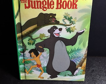 Jahrgang 1993 Wonderful World of Reading - Disney's Das Dschungelbuch - Hardcover Kinderbuch - Grolier