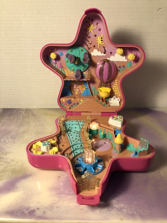 Vintage 1993 BlueBird Toys Polly Pocket FairyLight Wonderland Playset - No Figures - Rare Vintage Polly Pocket Nostalgia Lot 2