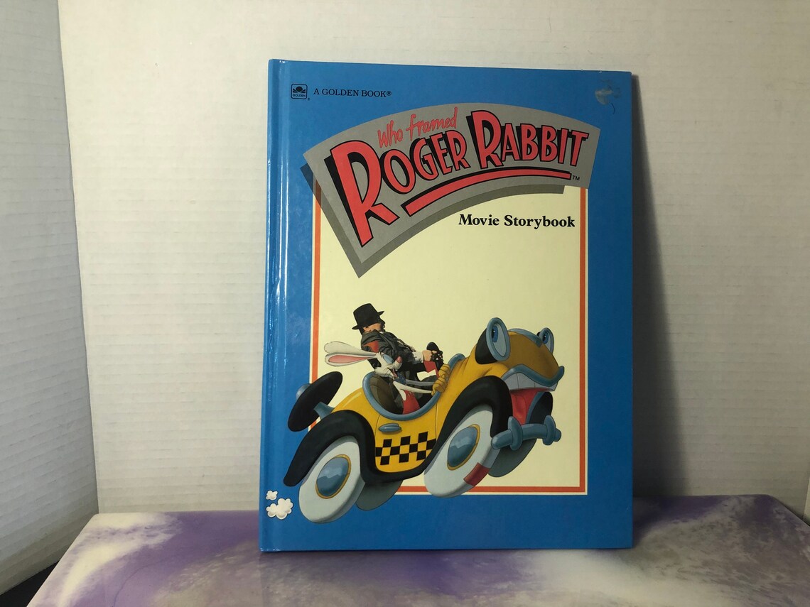 Vintage Golden Book Walt Disney's Who Framed Roger Rabbit - Etsy Finland