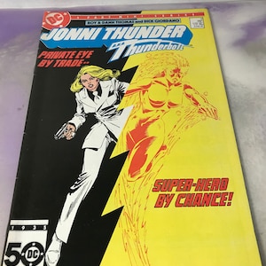 Vintage DC Comics Jonni Thunder AKA Thunderbolt #3 (1985)  3 of 4 Mini Series Rare Vintage Comic Book