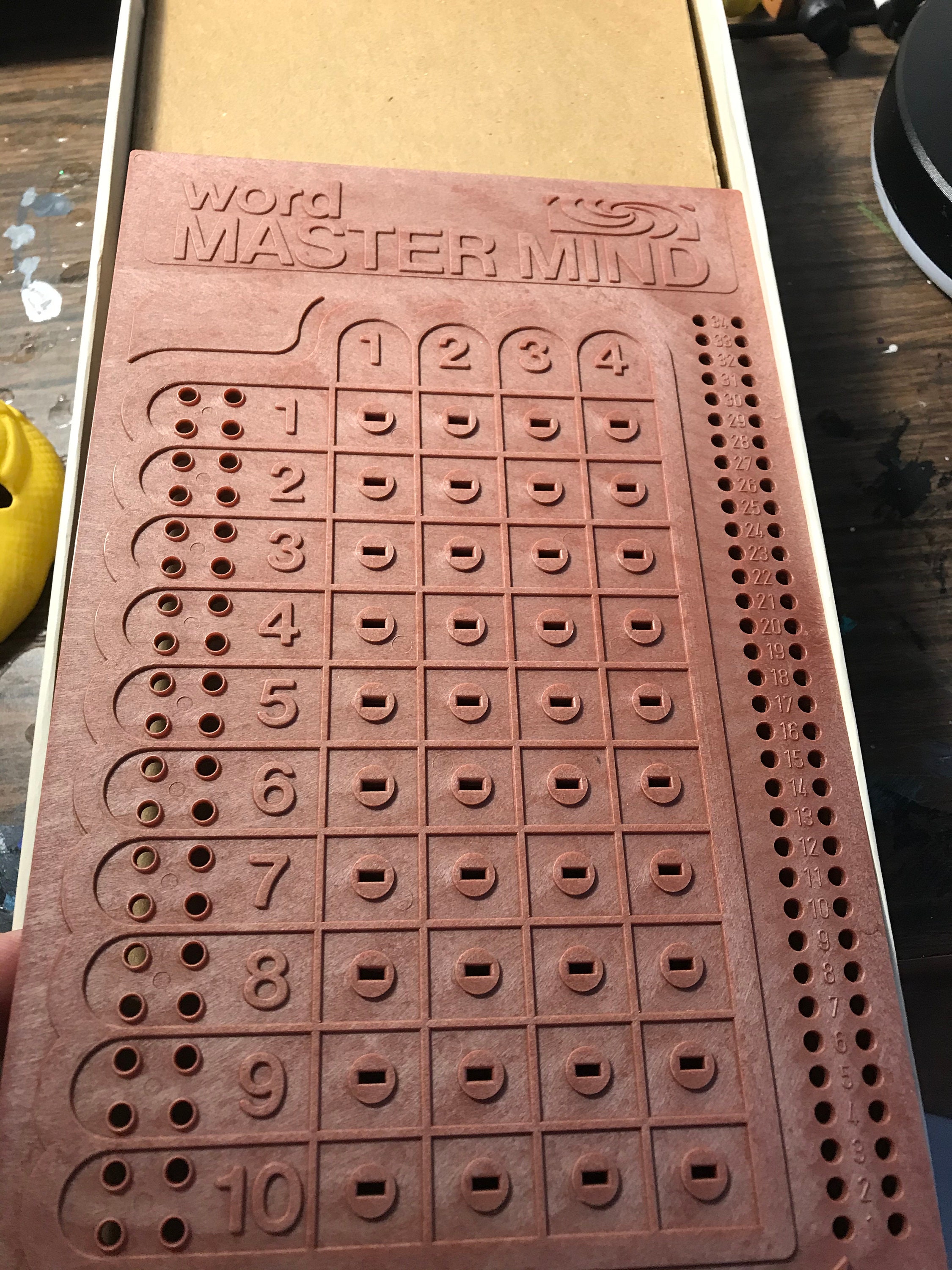 Vintage Word MasterMind Board Game by Parker Bros Mastermind Etsy