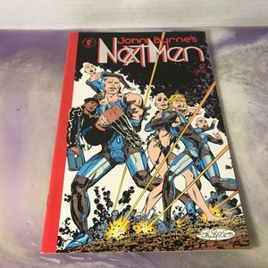 Vintage Dark Horse Comics - John Byrne&#39;s Next Men #1 Rare Vintage DC Dark Horse Nostalgia Comic Book