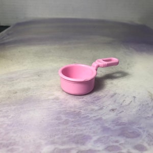 Vintage 90&#39;s Barbie Pink Cooking Pot  - Barbie Playhouse Accessory - Vintage Barbie Nostalgia