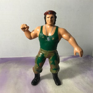 Vintage Corporal Kirchner WWF LJN Titan Sports 1980&#39;s Rubber Wrestler Action Figure! Wrestling Superstars