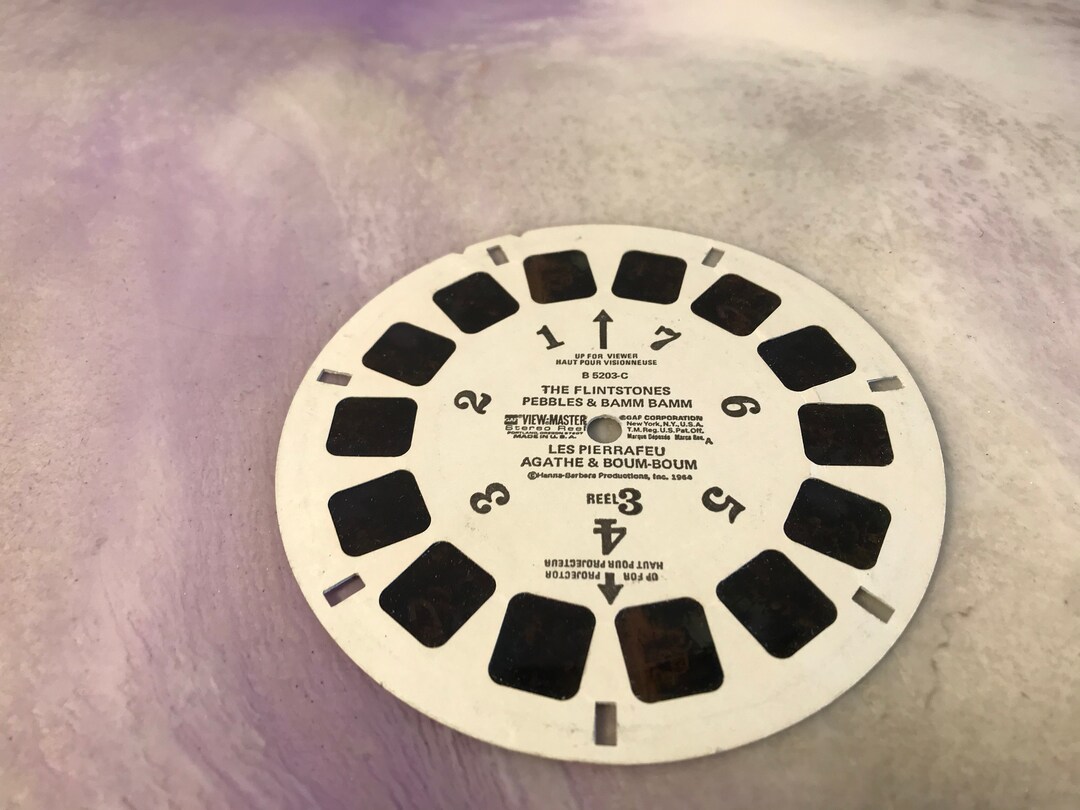 Carretes ViewMaster antiguos de Sawyer - Los Picapiedra - Pebbles y Bam Bam  - Impresionante nostalgia del ViewMaster - Etsy México, image size:1080x810