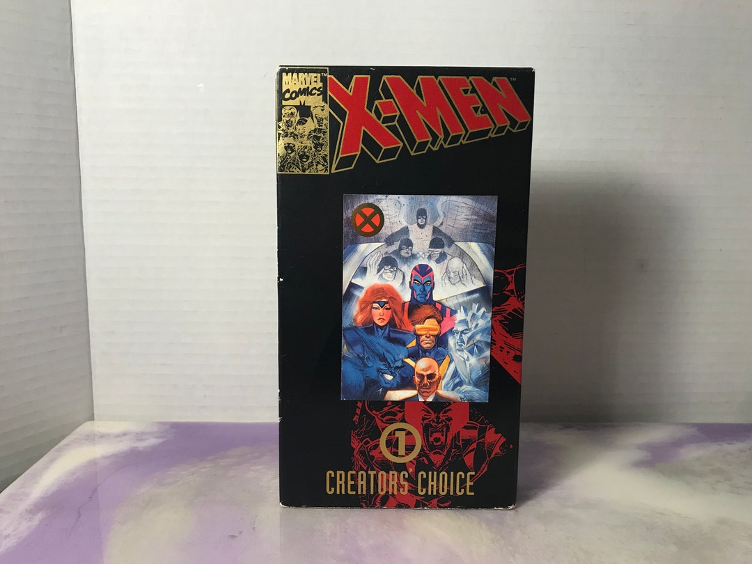 Vintage Marvel Xmen Creators Choice VHS Tape Pizza Hut