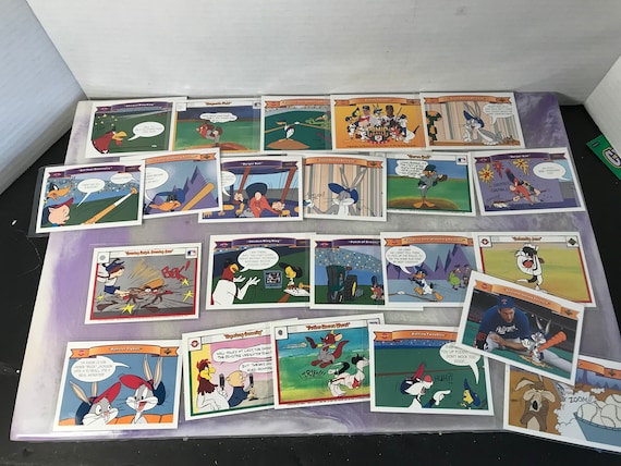 Vintage 1990 Upper Deck Looney Tunes Baseball Cards 20 Card Lot in Sleeves  - Rare Vintage Looney Tunes Baseball MLB Nostalgia - Etsy