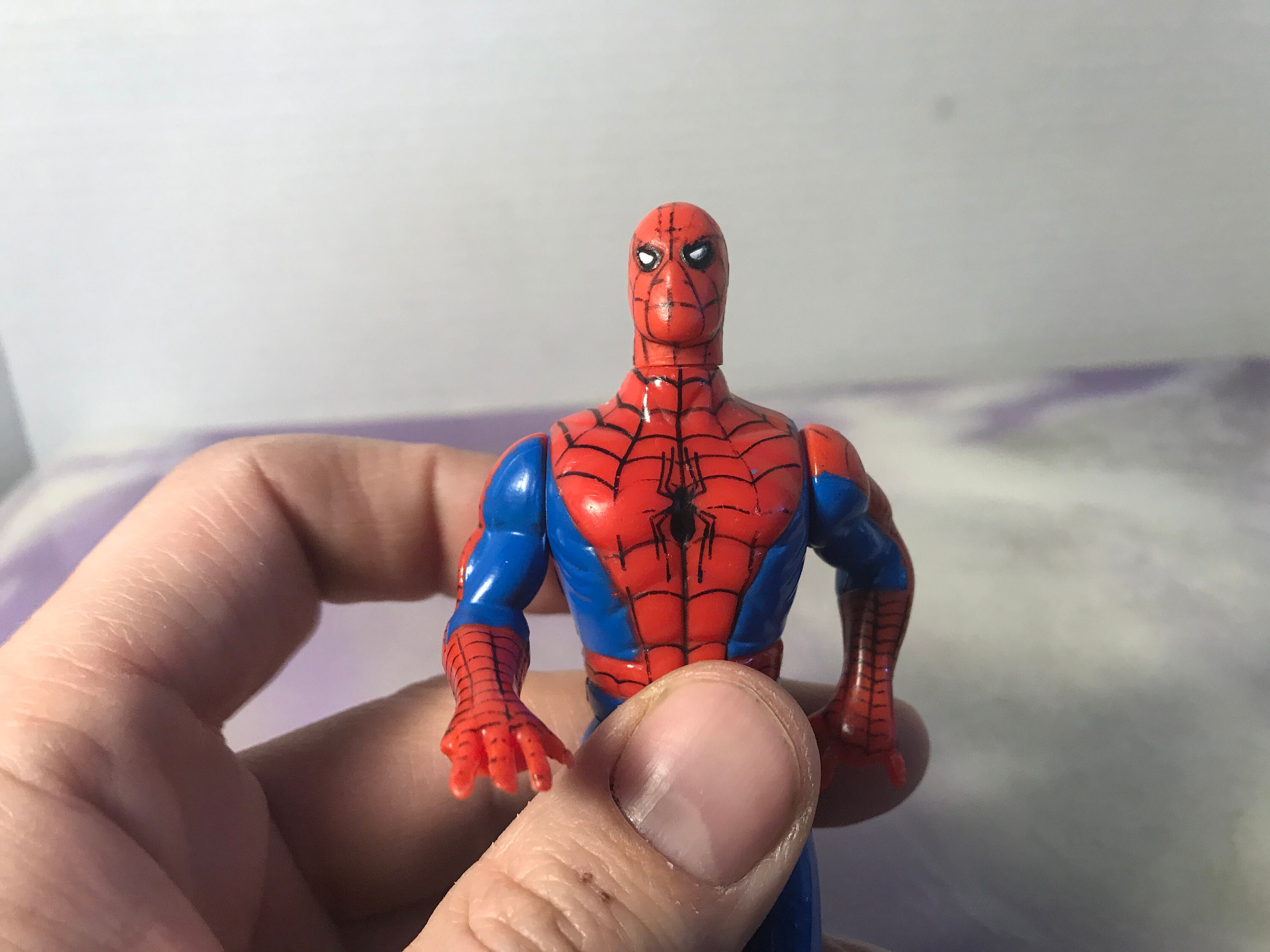 Vintage 1990's Amazing Spider-man Action Figure Marvel Super