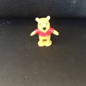 Vintage Winnie the Pooh - Winnie - PVC Cake Topper Figure - 1990&#39;s Vintage Winnie the Pooh Toy Lot 2