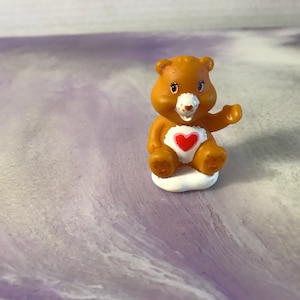 Care Bears Tenderheart Bear Miniature Figure Cake Topper! Used Played With Figure