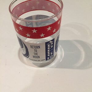 Kennedy Space Center Vintage Apollo 12 Return to the Moon Collector Glassware! Vintage Drinkware NASA Lot 18